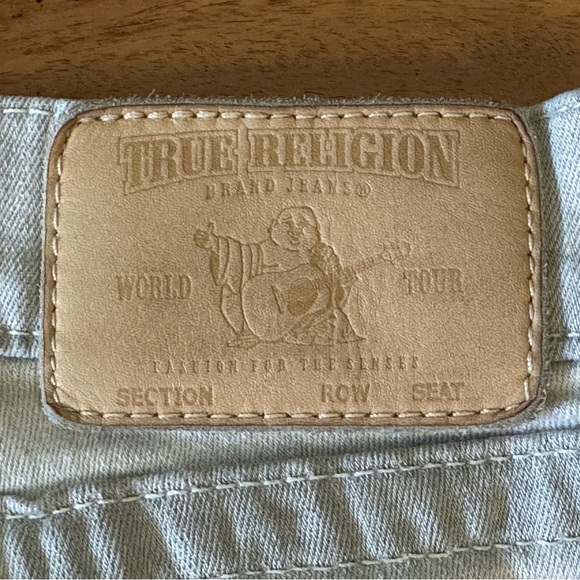 True Religion Abbey Skinny Jeans Light Wash Size 28 - Picture 7 of 9